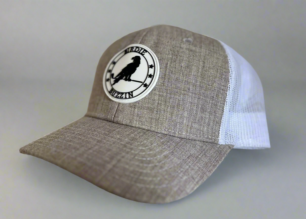 "THE TURNER" • TRUCKER • SNAPBACK • GREY/WHITE